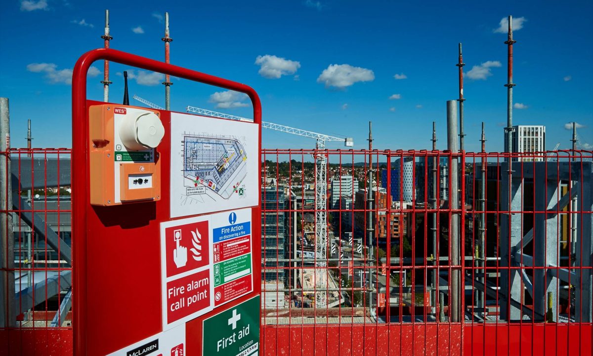 wireless construction site security