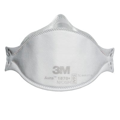 product image of 3M aura disposable N95 respirator 1870+