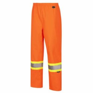 Women's orange waterproof pants